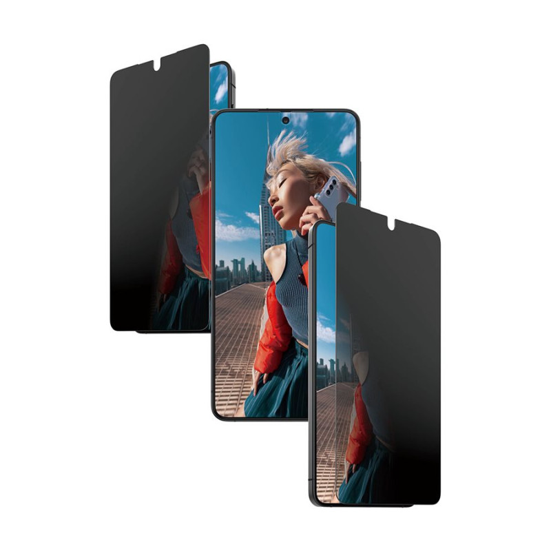 PanzerGlass 2-virzienu privātuma ekrāna aizsargs Samsung New Galaxy S26 Plus | Ultra-Wide Fit ar EasyAligner | PanzerGlass