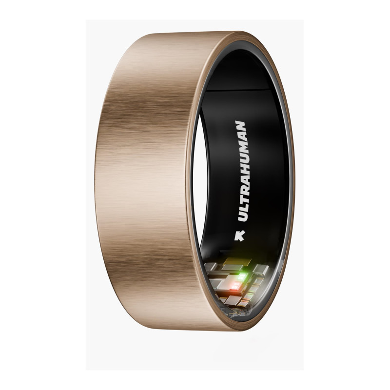 Ultrahuman | Ring Air | Sukuota rožu zelta apdare | Izmērs 6 | Viedais gredzens