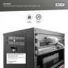 Digitus universāla 19 collu aprīkojuma skapis ar riteņiem, 8U | DN-48000