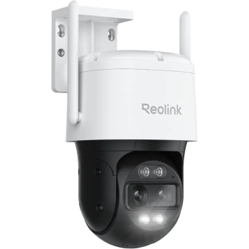 Reolink 4K Wi-Fi 6 divu lēcu drošības kamera | TrackMix sērija W760 | PTZ | 8 MP | 2,8mm/F1,6 | IP65 | H.264, H.265 | Micro SD, maks. 512 GB