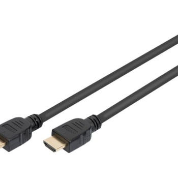 Digitus | Ultra High Speed HDMI kabelis ar Ethernet | AK-330124-010-S | HDMI spraudnis (tips A) | HDMI spraudnis (tips A) | HDMI uz HDMI | 1 m