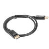 Lanberg | DisplayPort kabelis 19 kontaktu V1.2 4K, 1M | CA-DPDP-10CC-0010-BK | DisplayPort uz DisplayPort