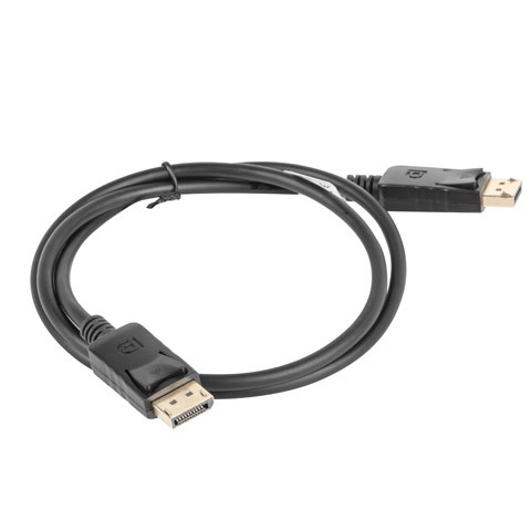 Lanberg | DisplayPort kabelis 19 kontaktu V1.2 4K, 1M | CA-DPDP-10CC-0010-BK | DisplayPort uz DisplayPort