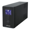 EnerGenie UPS ar USB un LCD ekrānu, melns | EG-UPS-034 | 1500 VA | 900 W