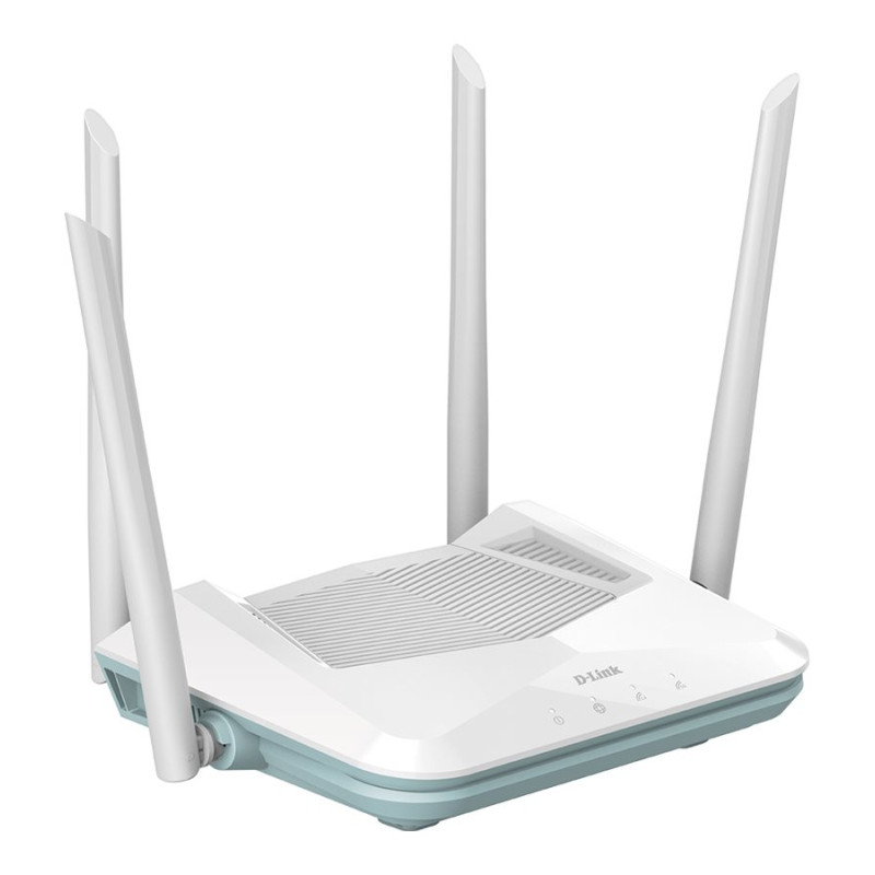 D-Link | AX1500 Smart Router | R15 | 802.11ax | 1200+300  Mbit/s | 10/100/1000 Mbit/s | Ethernet LAN (RJ-45) ports 3 | Mesh Support Yes | MU-MiMO Yes | No mobile broadband | Antenna type 4xExternal