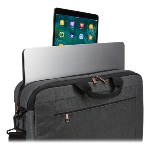 Case Logic | Era | Fits up to size 15.6 " | Messenger - Briefcase | Obsidian | Shoulder strap