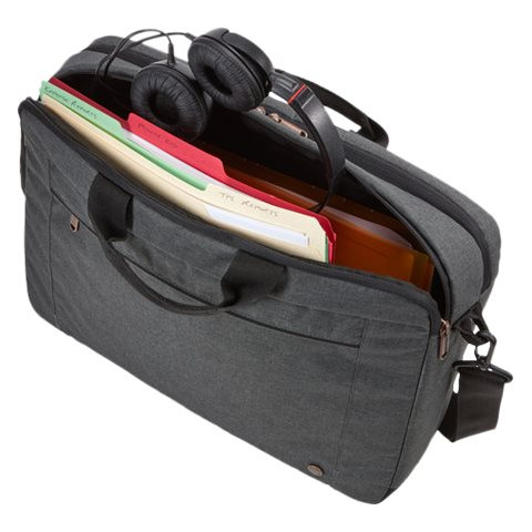 Case Logic | Era | Fits up to size 15.6 " | Messenger - Briefcase | Obsidian | Shoulder strap