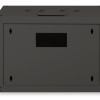 Digitus | Sienas stiprināms skapis | DN-19 07-U-SW | Aizsardzības klase: IP20; Priekšējās durvis: Stikla durvis, viena atvēršana; Skapja tips: Sienas stiprināms skapis; Iekārtu montāžas dziļums min.-maks.: 305-370 mm; Slodzes kapacitāte: 100 kg; Izmēri 420 x 600 x 450 mm, | Melns