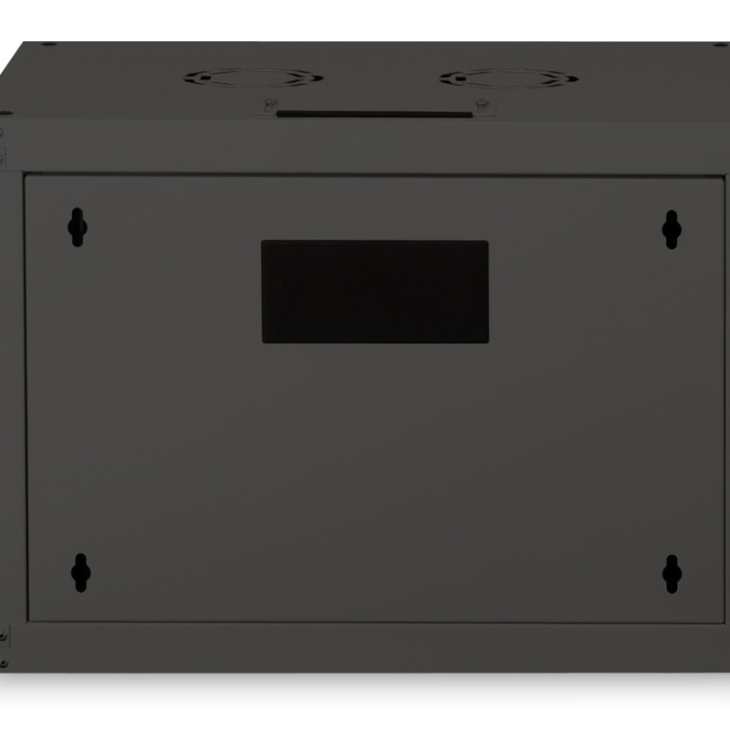 Digitus | Sienas stiprināms skapis | DN-19 07-U-SW | Aizsardzības klase: IP20; Priekšējās durvis: Stikla durvis, viena atvēršana; Skapja tips: Sienas stiprināms skapis; Iekārtu montāžas dziļums min.-maks.: 305-370 mm; Slodzes kapacitāte: 100 kg; Izmēri 420 x 600 x 450 mm, | Melns