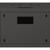 Digitus | Sienas stiprināms skapis | DN-19 07-U-SW | Aizsardzības klase: IP20; Priekšējās durvis: Stikla durvis, viena atvēršana; Skapja tips: Sienas stiprināms skapis; Iekārtu montāžas dziļums min.-maks.: 305-370 mm; Slodzes kapacitāte: 100 kg; Izmēri 420 x 600 x 450 mm, | Melns