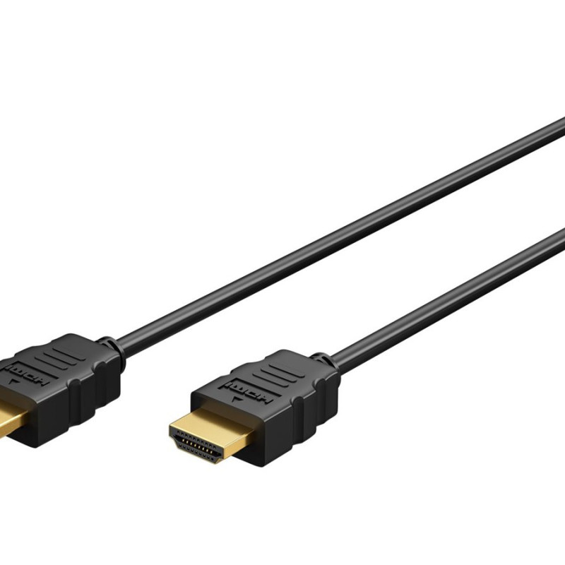 Goobay 60627 augstas veiktspējas HDMI kabelis ar Ethernet, 4K/60Hz, melns | HDMI | 15 m