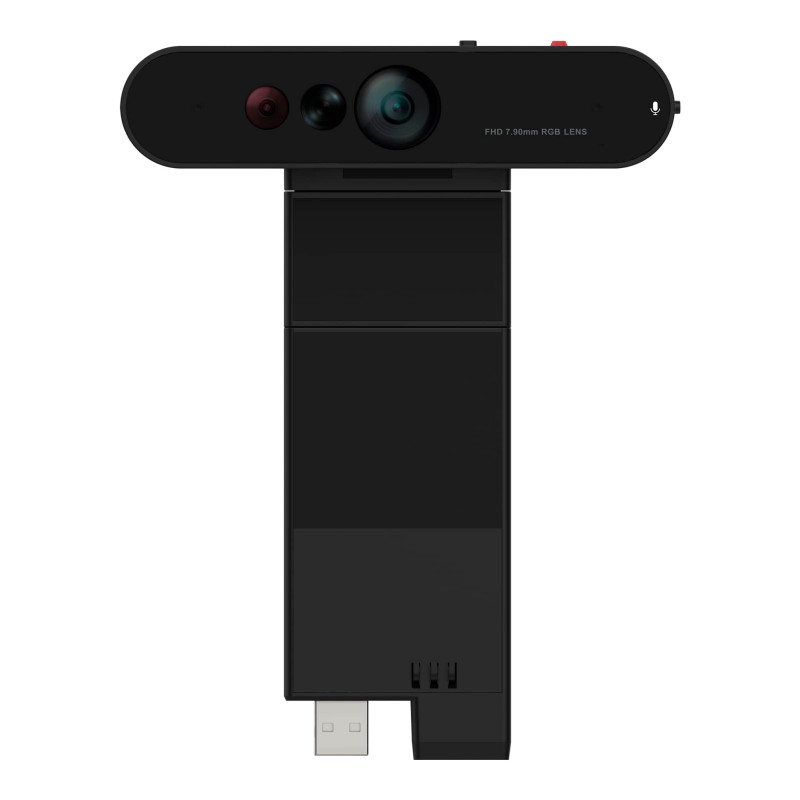 Lenovo | ThinkVision MC60 Monitora tīmekļa kamera | Infrasarkanā kamera, Windows Hello atbalsts