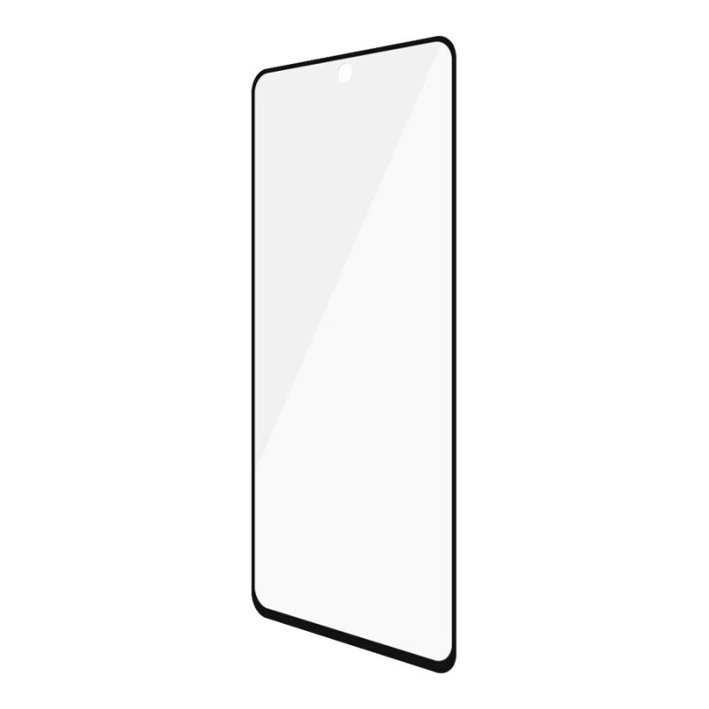 PanzerGlass | Samsng | Galaxy S21 FE CF | Hibrīdstikls | Melns | Antibakteriāls; Darbojas ar pirkstu nospieduma lasītāju ekrānā; Pilna rāmis seguma; Apaļotas malas | Ekrāna aizsargs