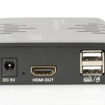 Digitus | HDMI KVM paplašinātājs pār IP, komplekts | DS-55202