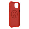 Fixed | MagFlow | Aizmugures vāciņš | Apple | iPhone 15 Plus | Šķidrais silikons | Sarkans