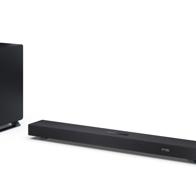 Sharp | 3.1.2 Dolby Atmos/DTS:X Soundbar with Wireless Subwoofer | HT-SBW53121(BK) | Bluetooth