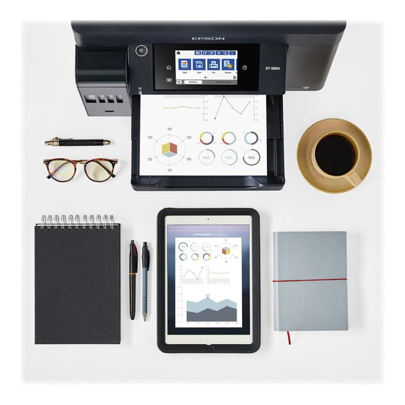 Epson | Multifunkcionālais printeris | EcoTank L6570 | Tintes drukāšanas ierīce | Krāsu | Tintes multifunkcionālais printeris | A4 | Wi‑Fi | Melns