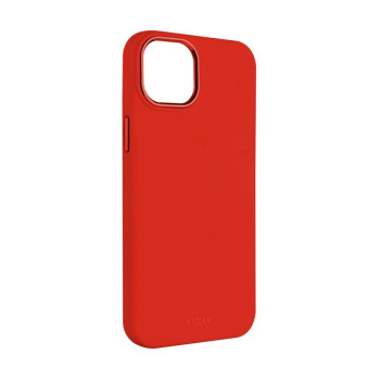 Fixed MagFlow | Aizmugures vāciņš | Apple | iPhone 16 Pro Max | Liquid silikonjs | Sarkans