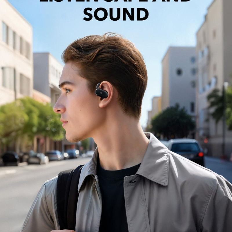 Anker Soundcore | Atvērtas auss austiņas | V20i | Bluetooth | Atvērtas auss | Mikrofons | Melna | Bezvadu