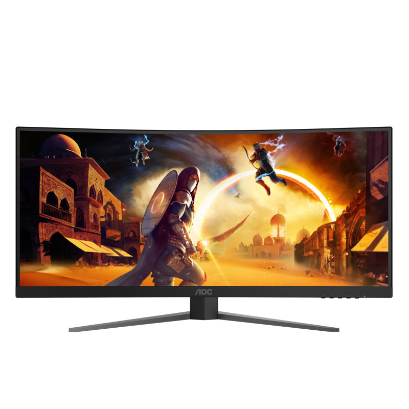 AOC | CU34G4 | 34 " | Fast VA | UWQHD | 21:9 | 180 Hz | 1 ms | 3440 x 1440 pixels | 300 cd/m² | HDMI ports quantity 2 | Black