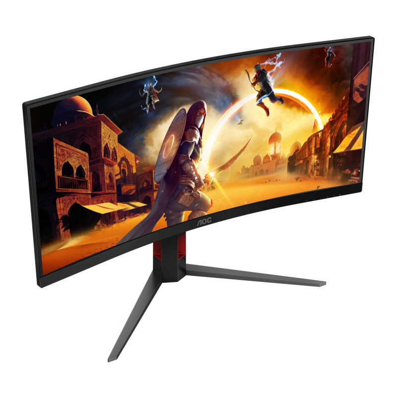 AOC | CU34G4 | 34 " | Fast VA | UWQHD | 21:9 | 180 Hz | 1 ms | 3440 x 1440 pixels | 300 cd/m² | HDMI ports quantity 2 | Black