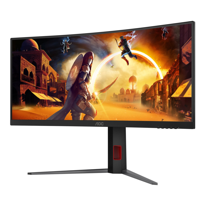 AOC | CU34G4 | 34 " | Fast VA | UWQHD | 21:9 | 180 Hz | 1 ms | 3440 x 1440 pixels | 300 cd/m² | HDMI ports quantity 2 | Black