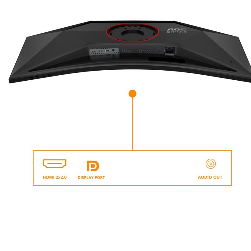 AOC | CU34G4 | 34 " | Fast VA | UWQHD | 21:9 | 180 Hz | 1 ms | 3440 x 1440 pixels | 300 cd/m² | HDMI ports quantity 2 | Black