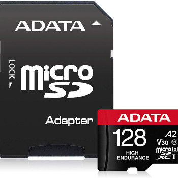 ADATA | AUSDX128GUI3V30SHA2-RA1 atmiņas karte | 128 GB | MicroSDXC | Flash atmiņas klase 10 | Adapteris