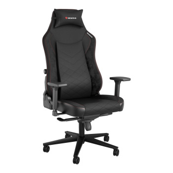 Genesis Gaming Chair Nitro 890 G2 Atzveltnes apdare: ekoloģiskā āda, Sēdekļa apdare: ekoloģiskā āda, Pamatne: metāls, Ritenīši: neilons ar CareGlide pārklājumu | Melns/Sarkans