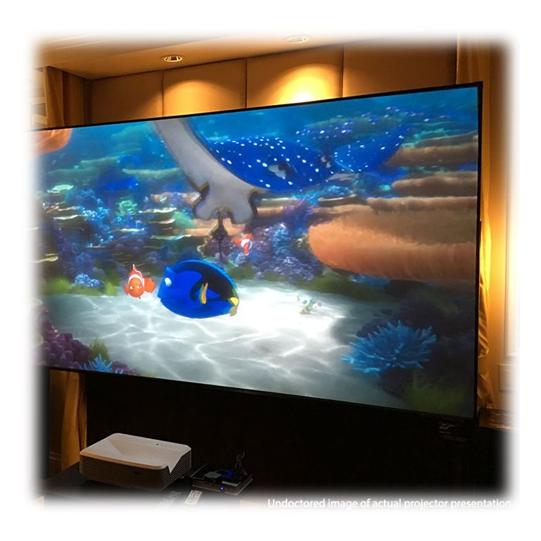 Elite Screens | Fixed Frame Projection Screen | AR120H-CLR3 | Diagonal 120 " | 16:9 | Black