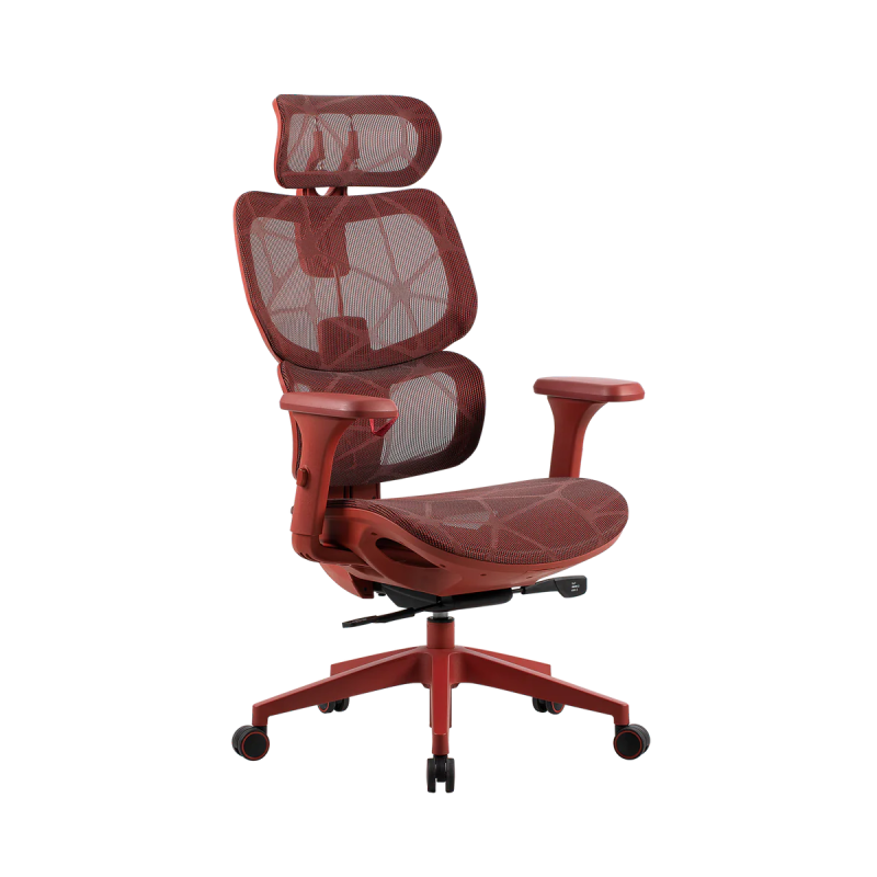Onex Gaming biroja krēsls | Ventra Premium sieta pārvalks | Sarkans