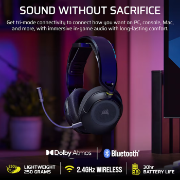 Corsair Gaming Headset | HS35 v3 | Bluetooth | Over-Ear | Mikrofons | Carbon | Bezvadu