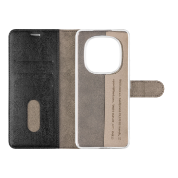 Fixed Opus | Grāmatas vāciņš | Xiaomi | Redmi Note 15 Pro 4G | Sintētiskā āda | Melns