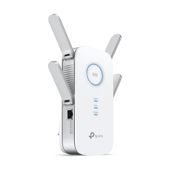 TP-LINK | AC2600 Wi‑Fi pastiprinātājs | RE650 | 802.11ac | 2.4GHz/5GHz | 800+1733 Mbit/s | 10/100/1000 Mbit/s | Ethernet LAN (RJ-45) porti 1 | MU‑MIMO Jā | bez PoE | Antenas tips 4x ārējās