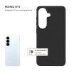 Fixed MagFlow | Aizmugures vāciņš | Samsung | Galaxy S26 | Liquid Silicon | Melns