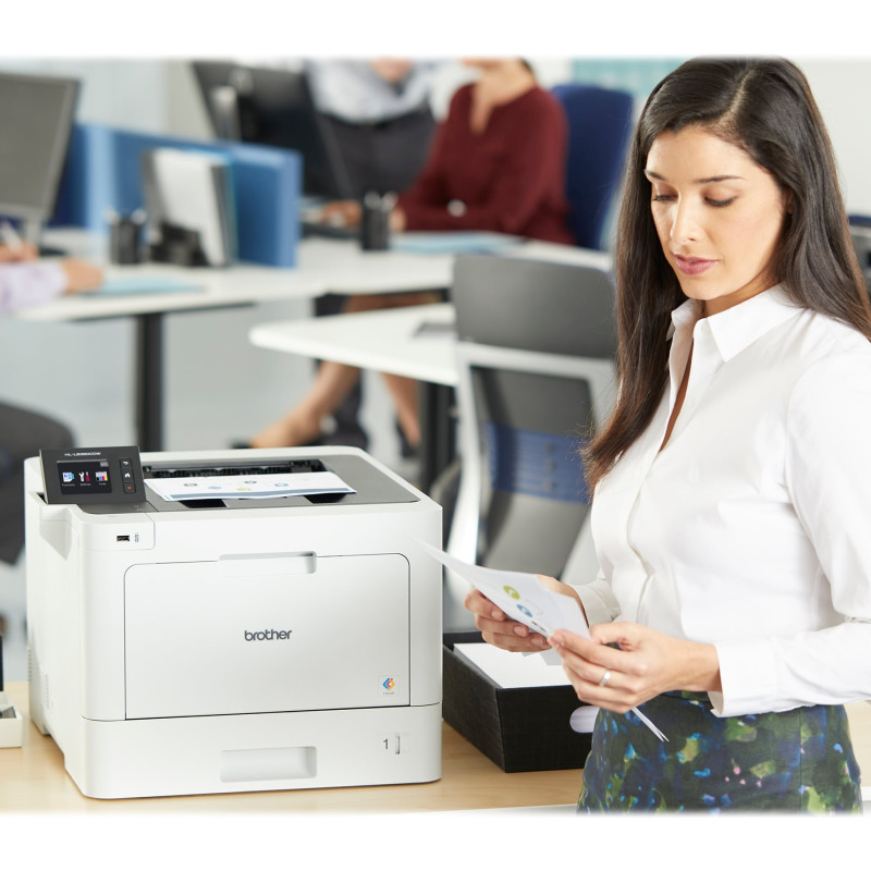Brother HL-8360CDW | Krāsa | Lāzers | Krāsu lāzera printeris | Wi‑Fi | Maksimālais ISO A‑sērijas papīra izmērs A4