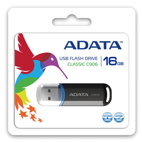 ADATA | C906 | 32 GB | USB 2.0 | Melns