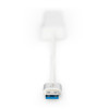 Digitus | 3-port USB Hub and Gigabit LAN adapter | DA-70250-1 | USB Hub