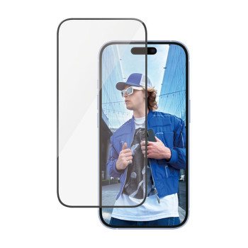 PanzerGlass Screen protector | Apple | iPhone 16/iPhone 15 | Glass | Transparent | Ultra-Wide Fit