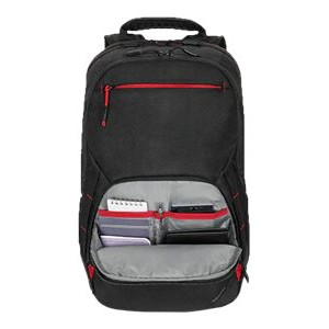 Lenovo | Essential | ThinkPad Essential Plus 15.6-inch Backpack (Sustainable & Eco-friendly, made with recycled PET: Total 28% Exterior: 60%) | Backpack | Black