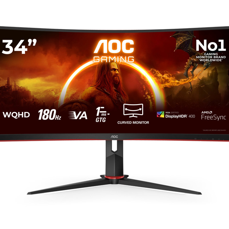 AOC | Gaming monitors | CU34G2XP/BK | 34