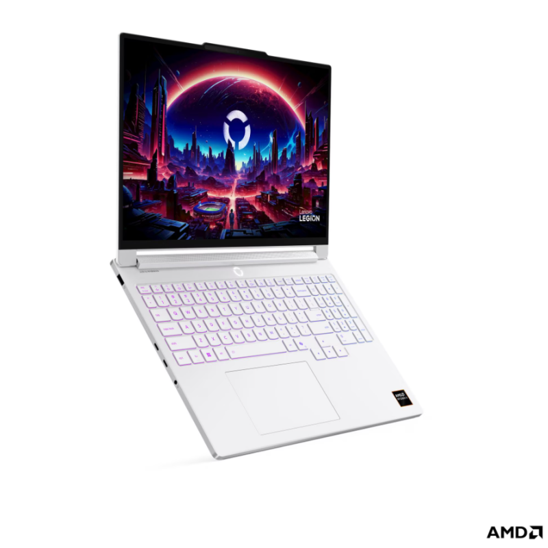 Lenovo Legion 7 16AGP11 AMD | Glacier White | 16 " | OLED | WQXGA | 2560 x 1600 pixels | Glossy | AMD Ryzen AI 9 | HX 470 | 32 GB | Soldered LPDDR5X | Solid-state drive capacity 1000 GB | NVIDIA GeForce RTX 5070 | GDDR7 | 12 GB | Windows 11 Home | 802.11be | Bluetooth version 5.4 | Keyboard language English | Keyboard backlit