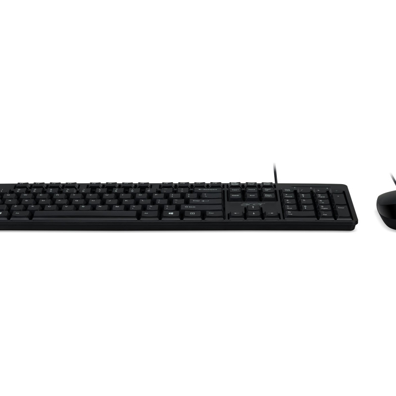 Acer Combo 100, AKW900 + AMW920 | Tastatūra un pele komplekts | Ar vadu | Pele iekļauta | US International | Melna | Mazumtirdzniecības iepakojums