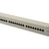 Digitus | Patch panelis | DN-91524S | Kategorija: CAT 5e; Porti: 24 x RJ45; Noturības spēks: 7.7 kg; Ievietošanas spēks: 30 N max | 48.2 x 4.4 x 10.9 cm | Balts