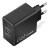 Lenovo Dual USB-C 65W GaN lādētājs - ES | USB-C | Lādētājs