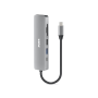 PORT CONNECT | Mobilā dokstacija 1 x 4K USB-C 5 ierīcēm, 100W