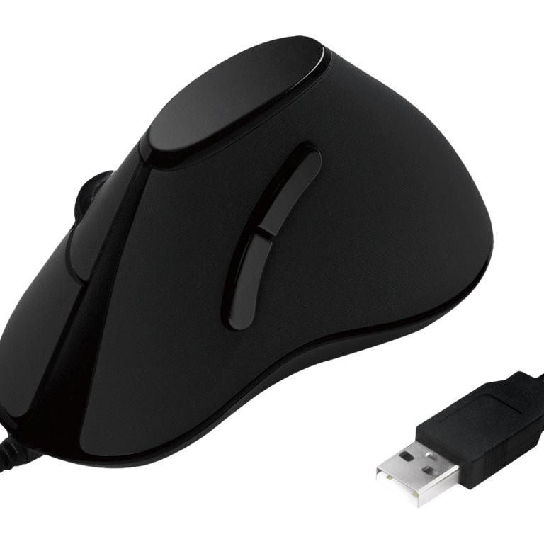 Logilink | Ergonomic Vertical Mouse | ID0158 | Wired | Optical | Black