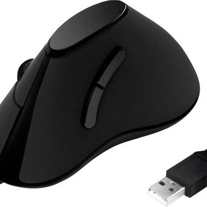 Logilink | Ergonomic Vertical Mouse | ID0158 | Wired | Optical | Black