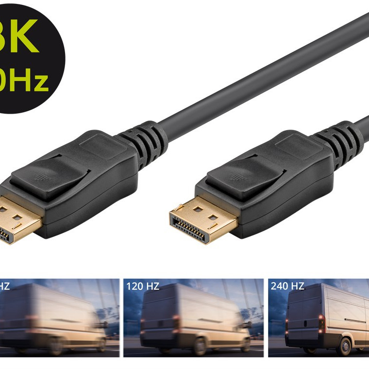Goobay | DisplayPort kabelis 2.0/2.1, 40 Gbit/s | 2 m