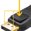 Goobay | DisplayPort kabelis 2.0/2.1, 40 Gbit/s | 2 m